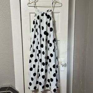 Tabitha Brown for Target polka dot coverup dress